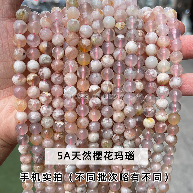Cherry blossom agate loose beads wholesale