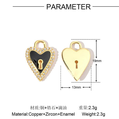 18k gold butterfly star copper zircon pendant.