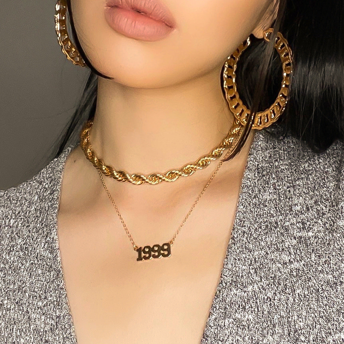 Versatile Letter 1999 Pendant Necklace