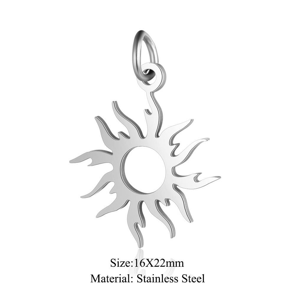 5 pcs/titanium steel jewelry connecting accessories pendant