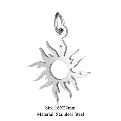 5 pcs/titanium steel jewelry connecting accessories pendant