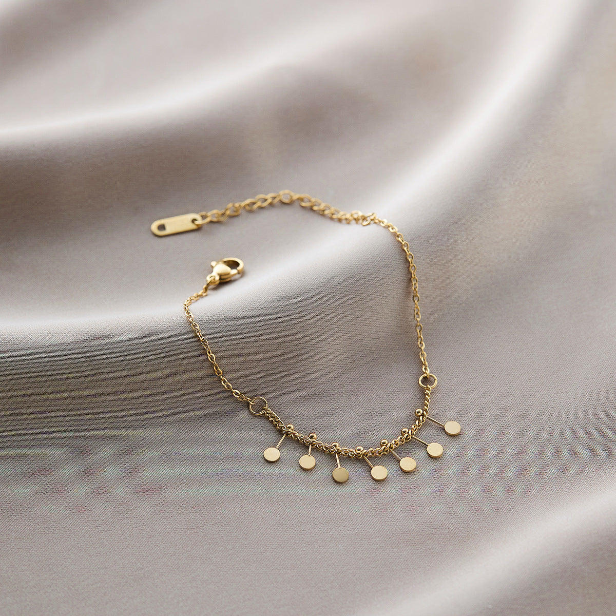 Titanium Steel Five-Leaf Clover Bracelet