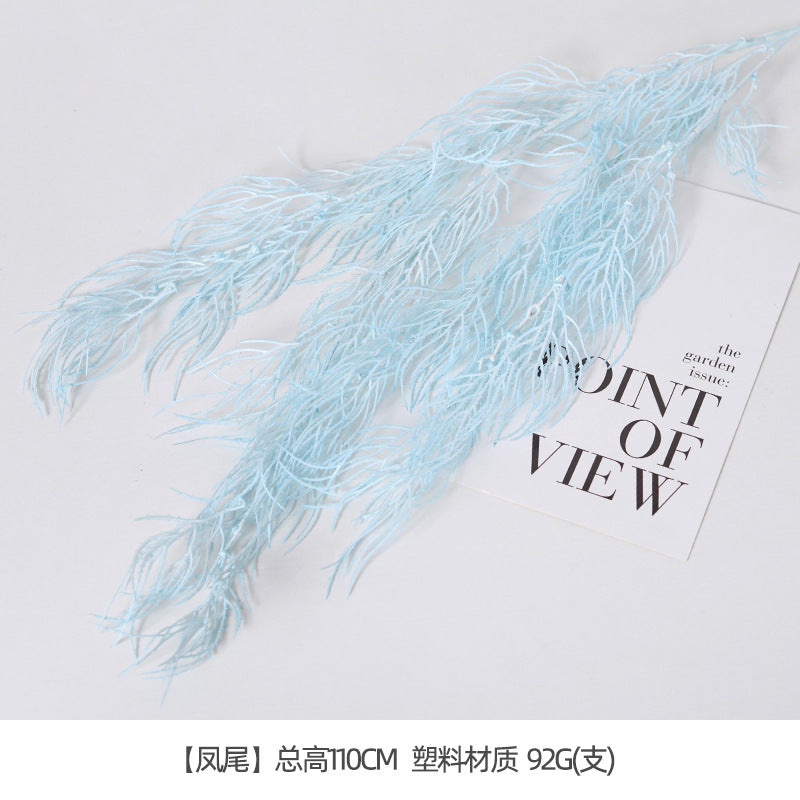 Artificial flowers blue series flowers plastic flowers wholesale