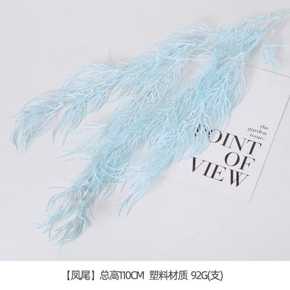 Artificial flowers blue series flowers plastic flowers wholesale