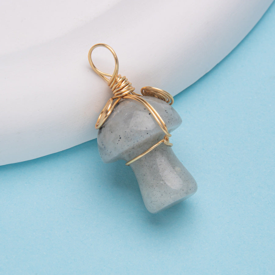 Pendente Cogumelo Cristal 20mm 