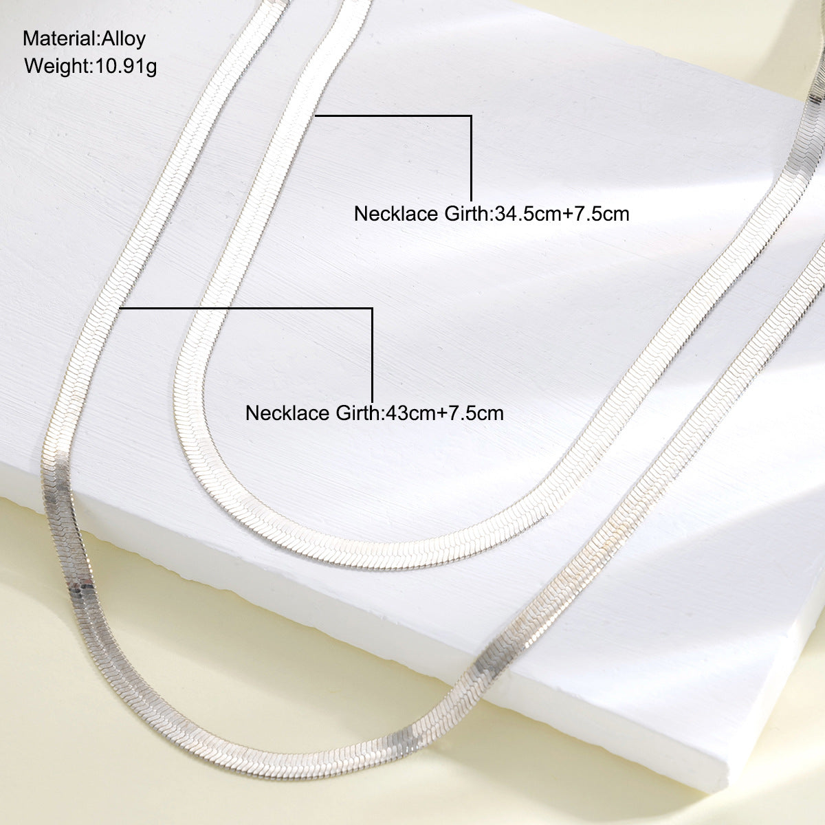 Multi-Layer Snake Bone Necklace