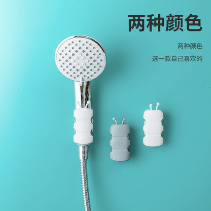 Shower suction cup holder silicone no-punch nozzle holder