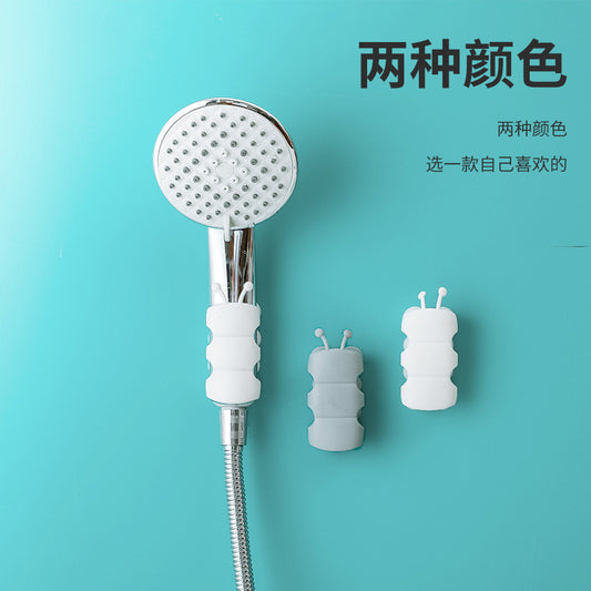 Shower suction cup holder silicone no-punch nozzle holder