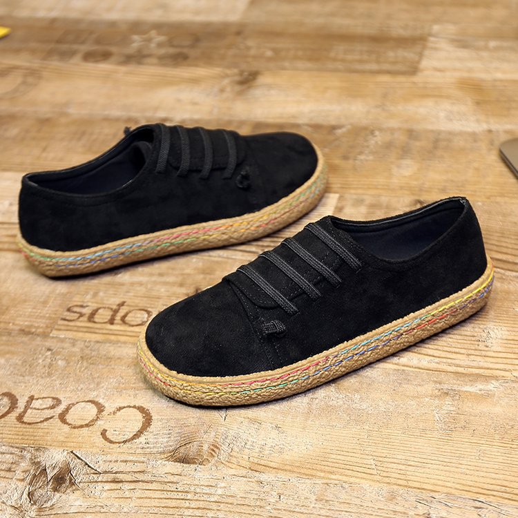 Suede beef tendon soles women's shoes