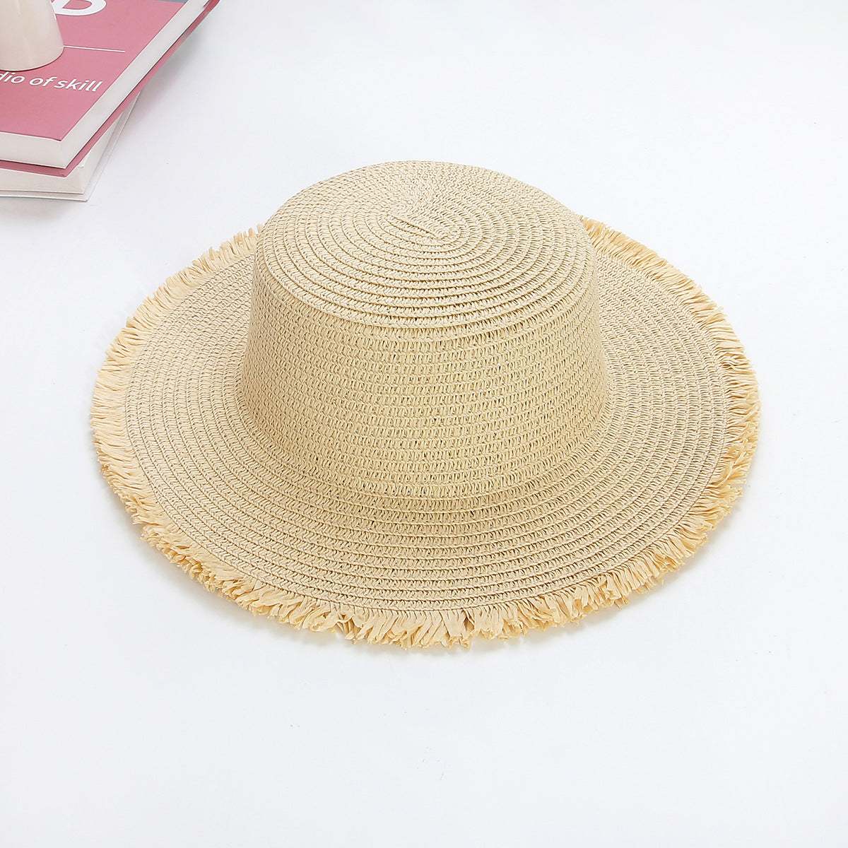 Bohemian Flat Straw Hat