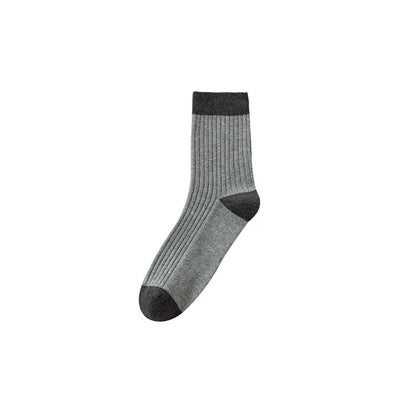 Calcetines de algodón antiolor gruesos para hombre de primavera y otoño 