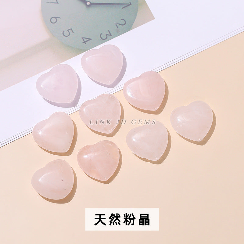 2Cm Natural Crystal Heart Shaped Gemstone