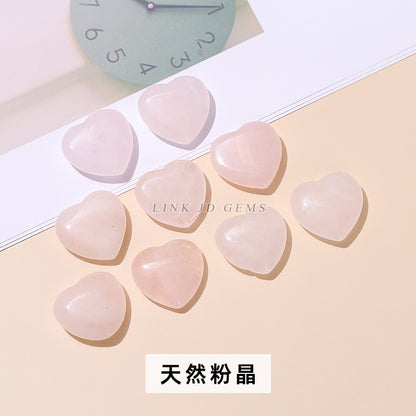 2Cm Natural Crystal Heart Shaped Gemstone