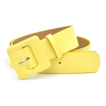 Non-porous square bag buckle belt