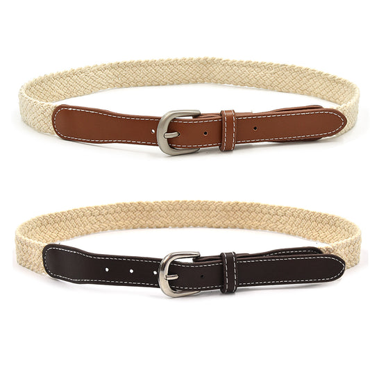 Casual woven belt
