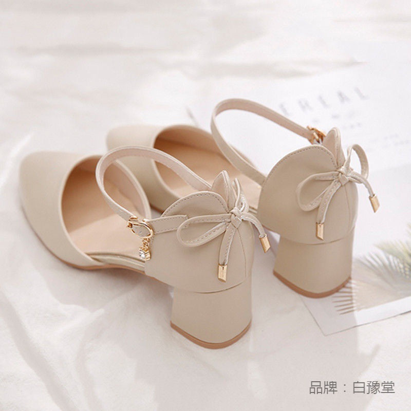 Thick heel high heels children