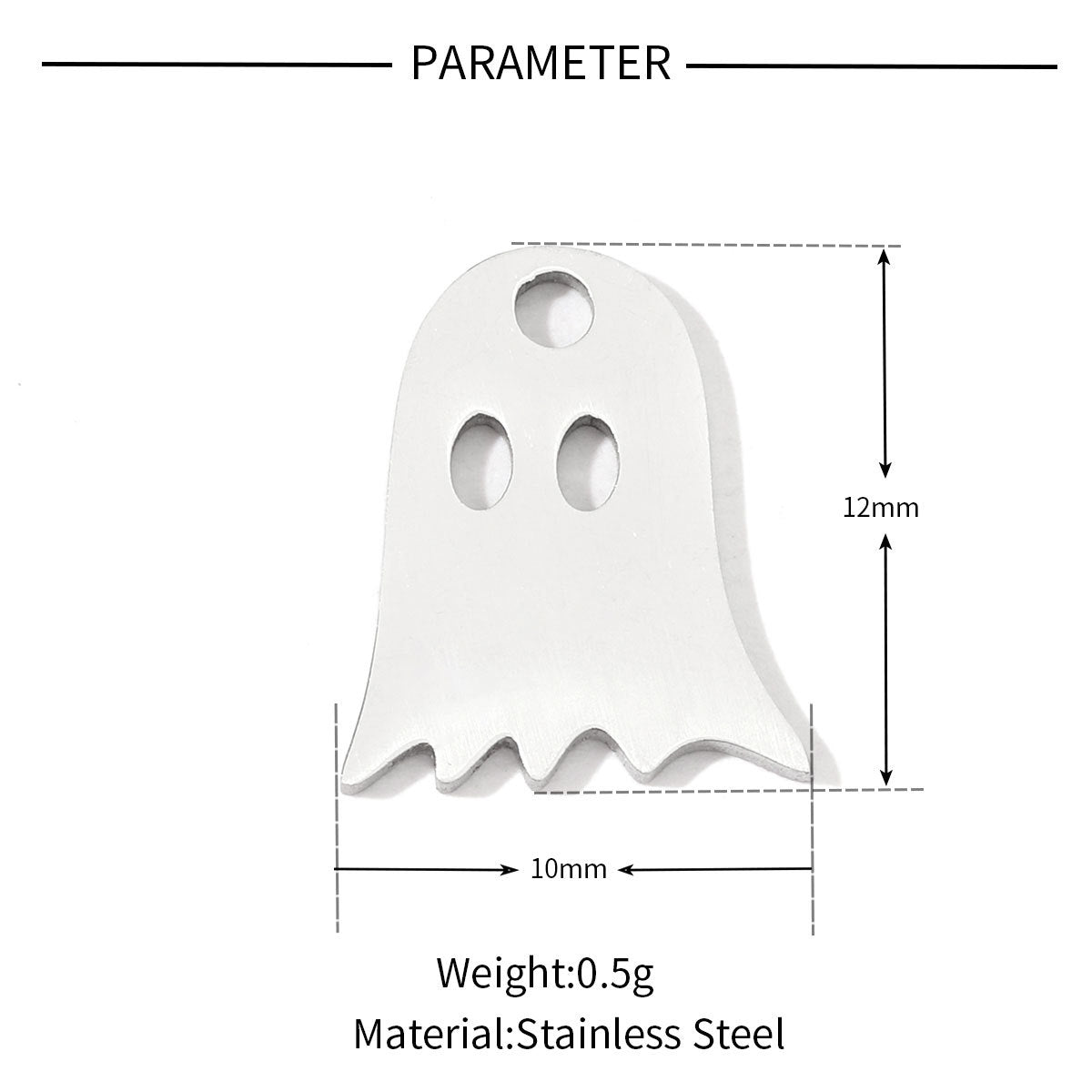 20 pcs/pack Flower Life Tree Hand Titanium Steel Pendant