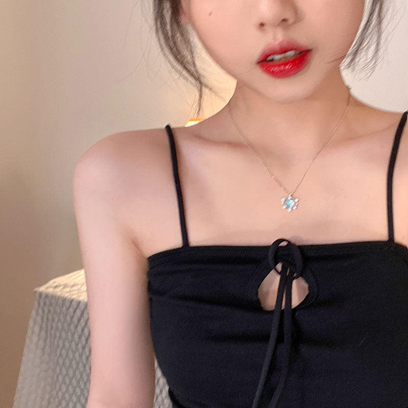 Light-Luxury Women's Love Collarbone Chain Necklace