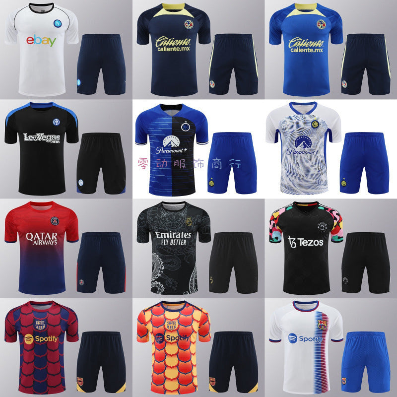 24-25 Napoli Inter Portugal Sleeveless Training Kit Shorts Americas Set