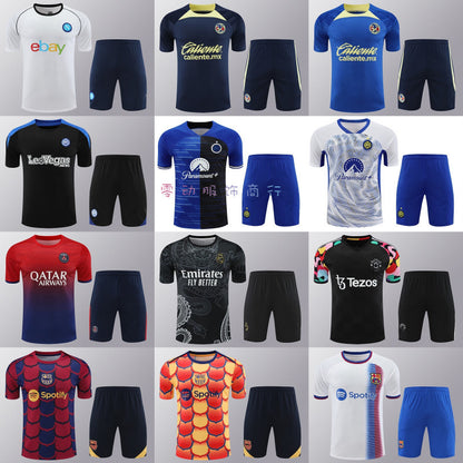 24-25 Napoli Inter Portugal Sleeveless Training Kit Shorts Americas Set