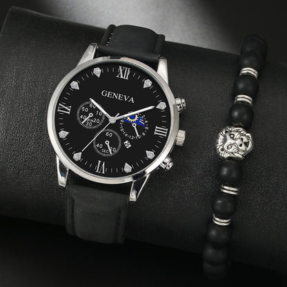 Versatile quartz watch set men