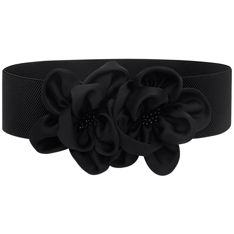 Elastic bow wide waist seal