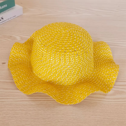 Versatile Casual Women Wave UV Beach Spring Summer Ruffle Fisherman Hot