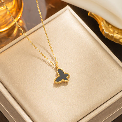 Butterfly Titanium Steel Bracelet - Trendy & Versatile Design