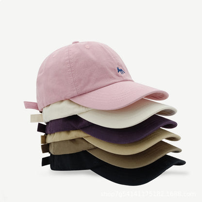 Cute Fox Embroidery Baseball Cap