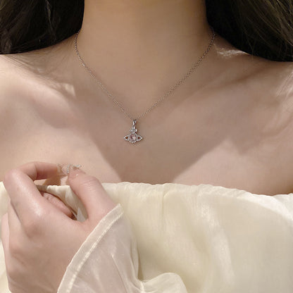 Fashion silver titanium steel necklace