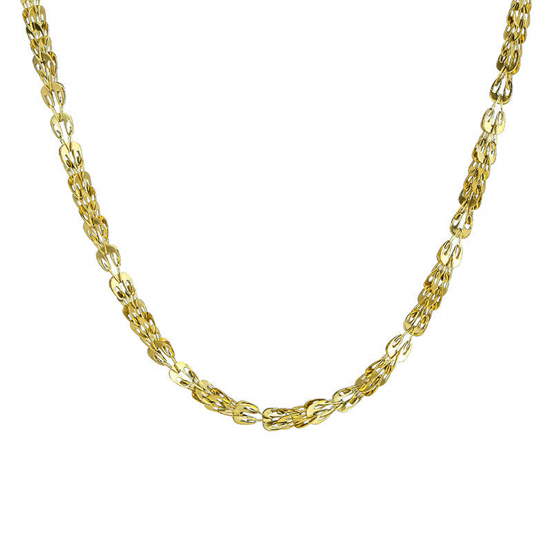 Women's Titanium Steel Phoenix Tail Thick Chain Necklace