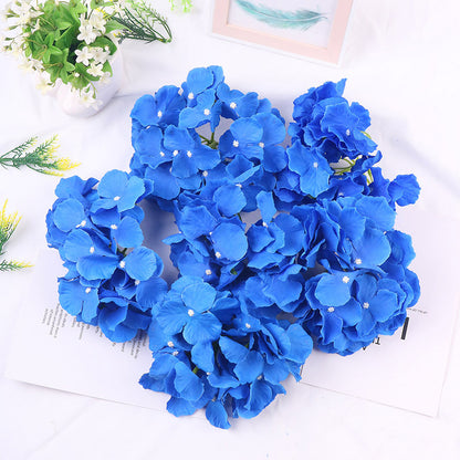 Artificial hydrangea flower head
