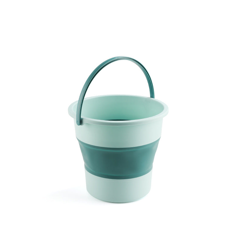 Folding Bucket Expandable Portable Plastic Silicone Bucket