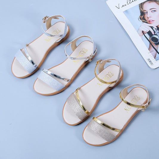 Summer flat sandals