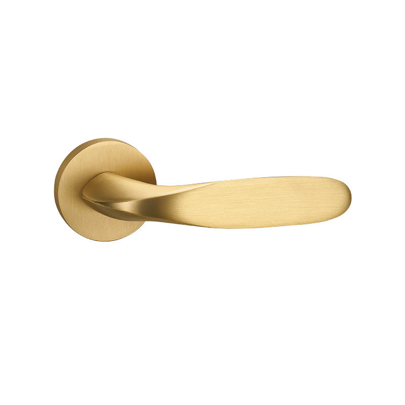 Door lock Brass gold door handle