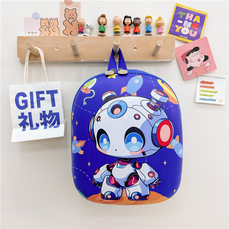 Eggshell kindergarten baby pony schoolbag