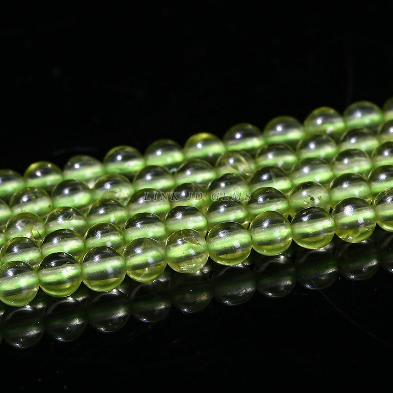2-4Mm natural olivine loose bead bracelet