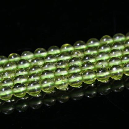 2-4Mm natural olivine loose bead bracelet