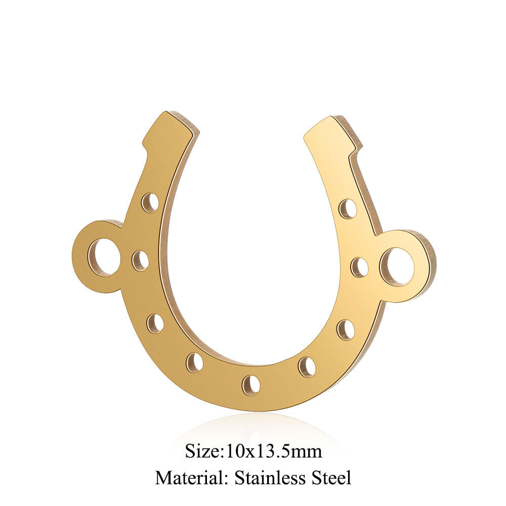 5 pcs/titanium steel jewelry connecting accessories