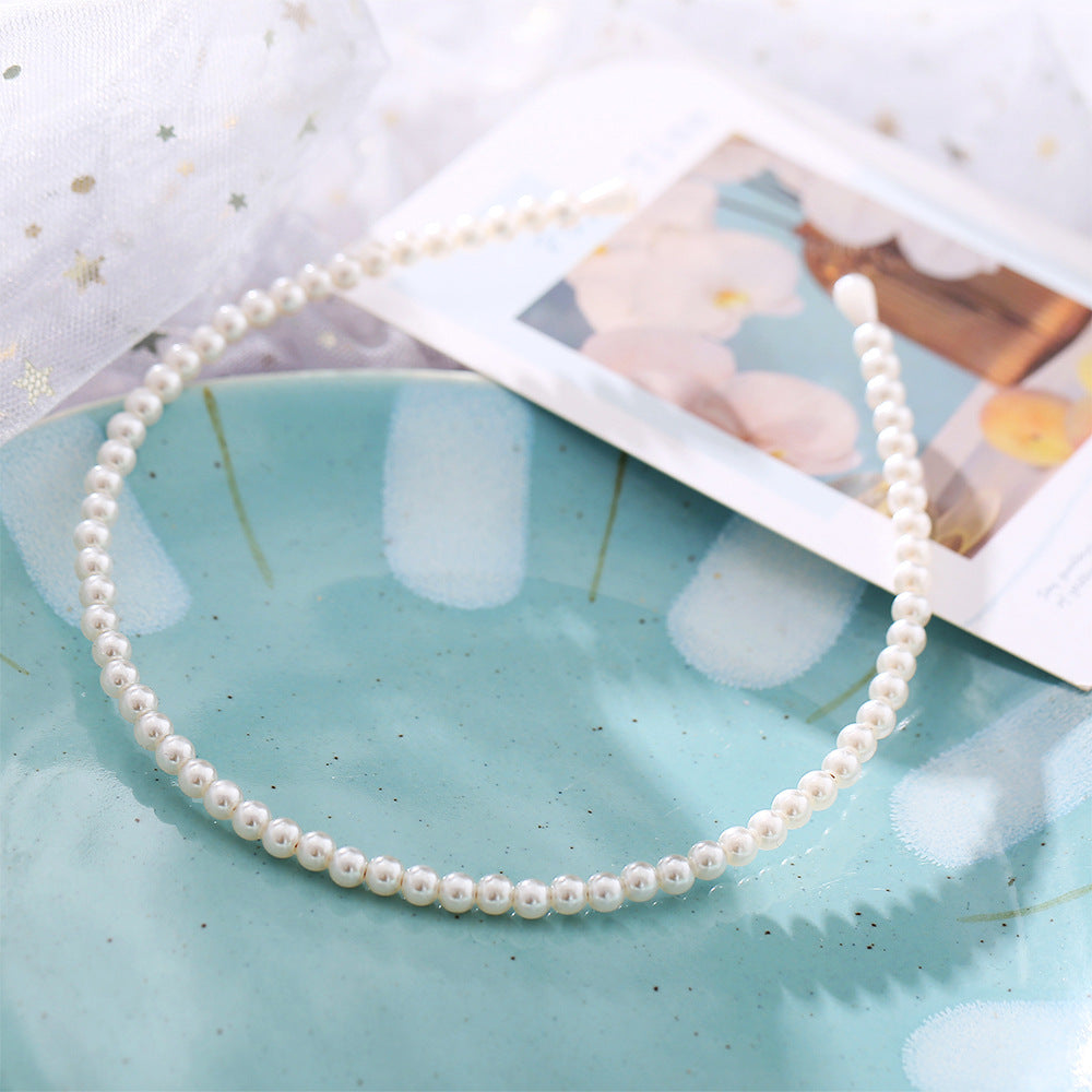 Wave Pearl Headband for Women