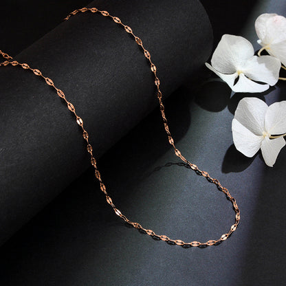 Universal chain titanium steel necklace female