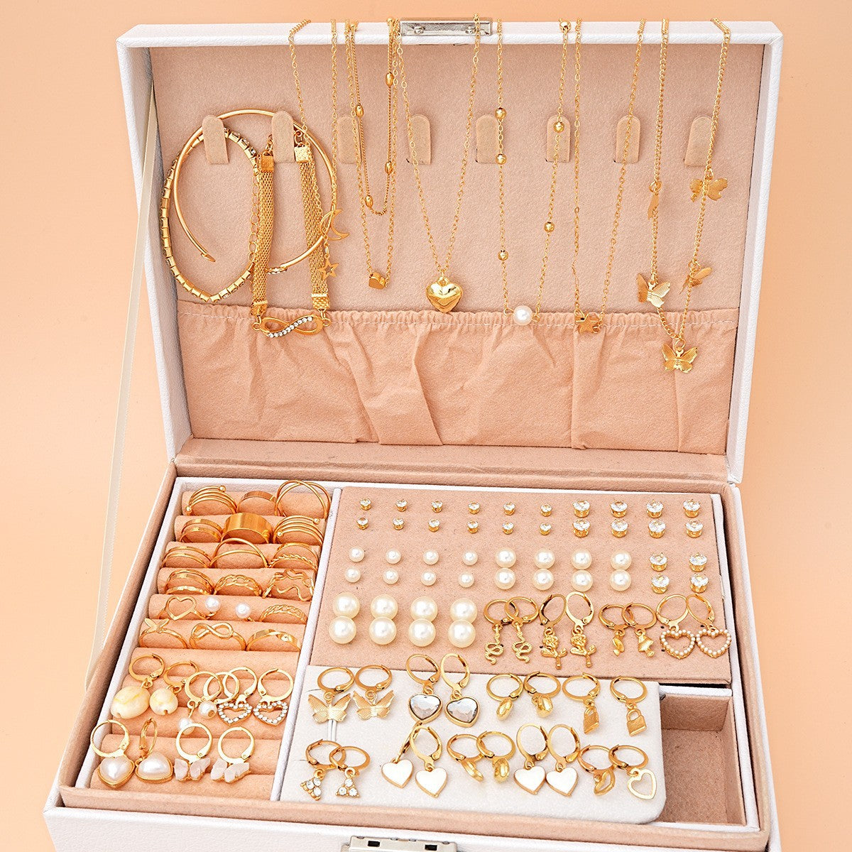 SHEIN Imitation Pearl Alloy Jewelry Set (without box)
