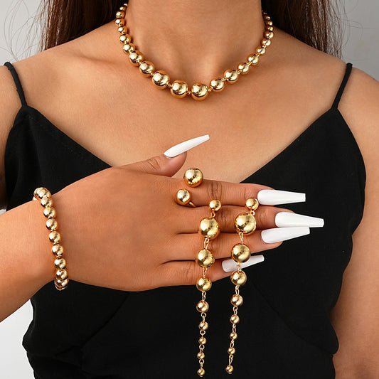 Geometric Bead Jewelry Set