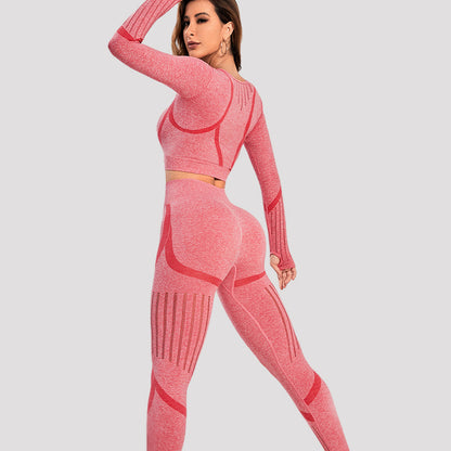 Cross-Border Barely-There Tight Yoga Set