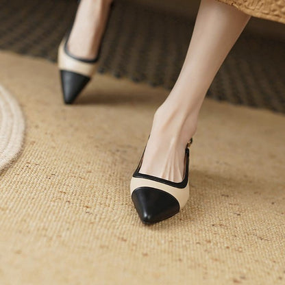 French flat-soled women's shoes