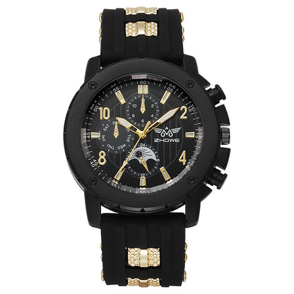 Faux Three-Eye Men's Quartz Watch