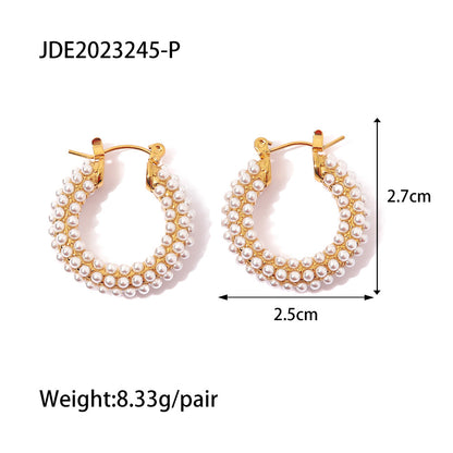 Pearl earrings jewelry