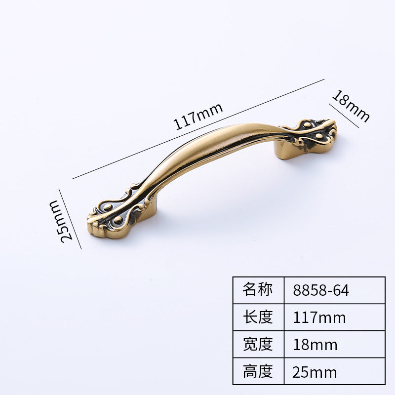 Chinese cabinet door handle brass new