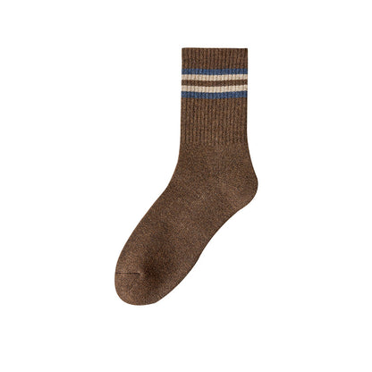 Thickened Fleece-Lined Winter Warm Men's Terry Socks Set