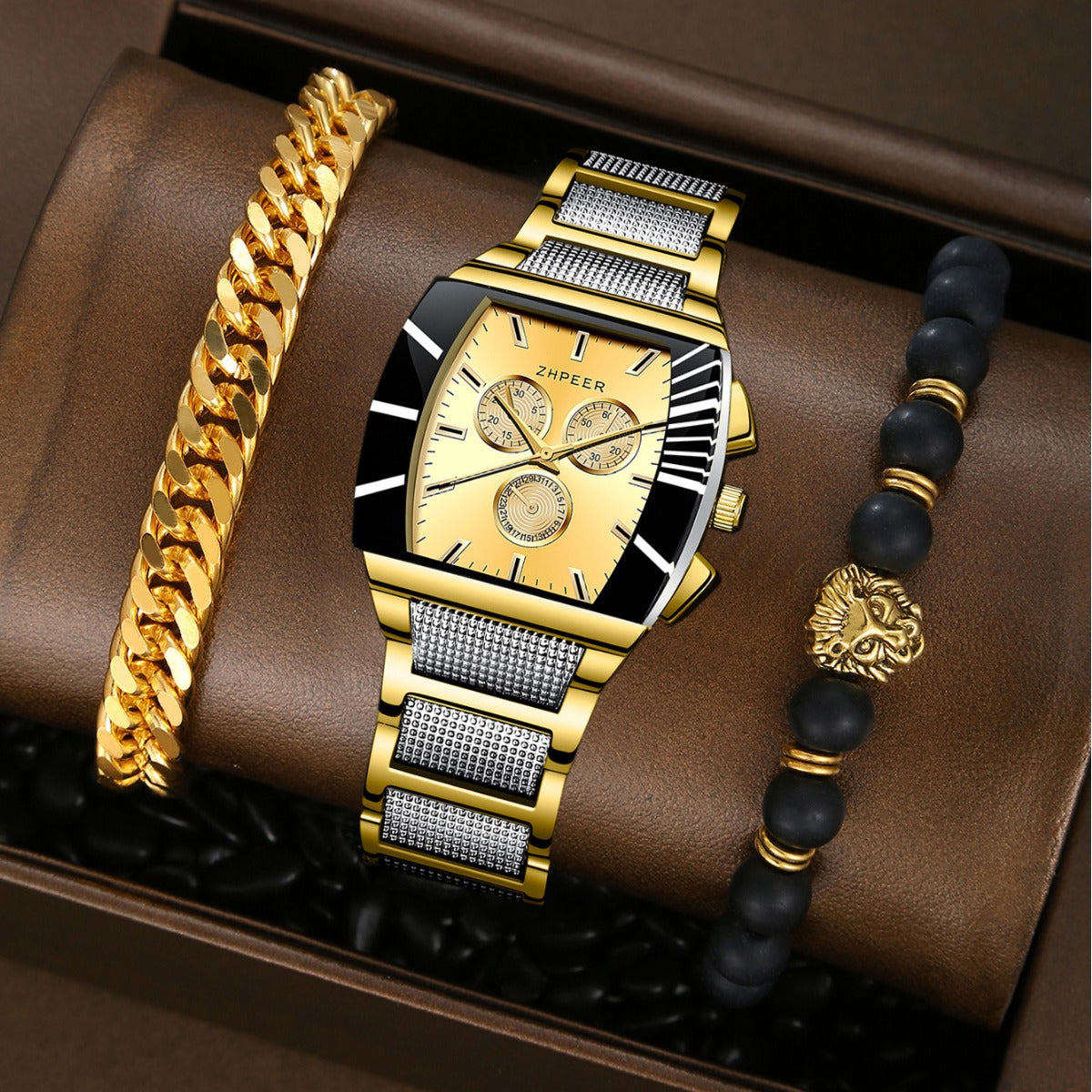 Steel belt men's watch Europe and America